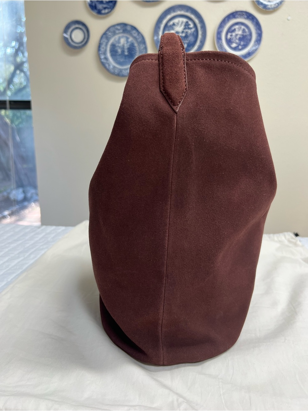 J. Crew Suede Berkley Bucket Bag in Brown NWT - Picture 7 of 13